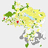 Strukturmodell Hochrhein - Siedlung mit Einzelhausbebauung