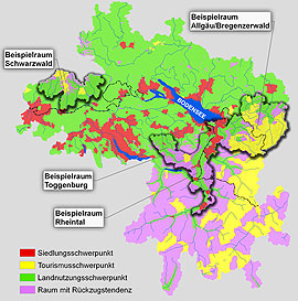 Strukturmodell Hochrhein - Projektgebiet
